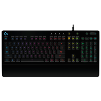 Logitech G G213 Prodigy Gaming Keyboard RGB Lightsync Spill‑Resistant US Layout Black (920‑008084)